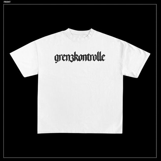 Grenzkontrolle Shirt weiß